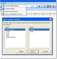 Excel Join Tables Software screenshot